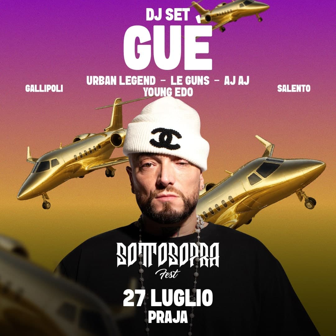 Guè @ Sottosopra Fest – 27 Luglio 2025, Gallipoli