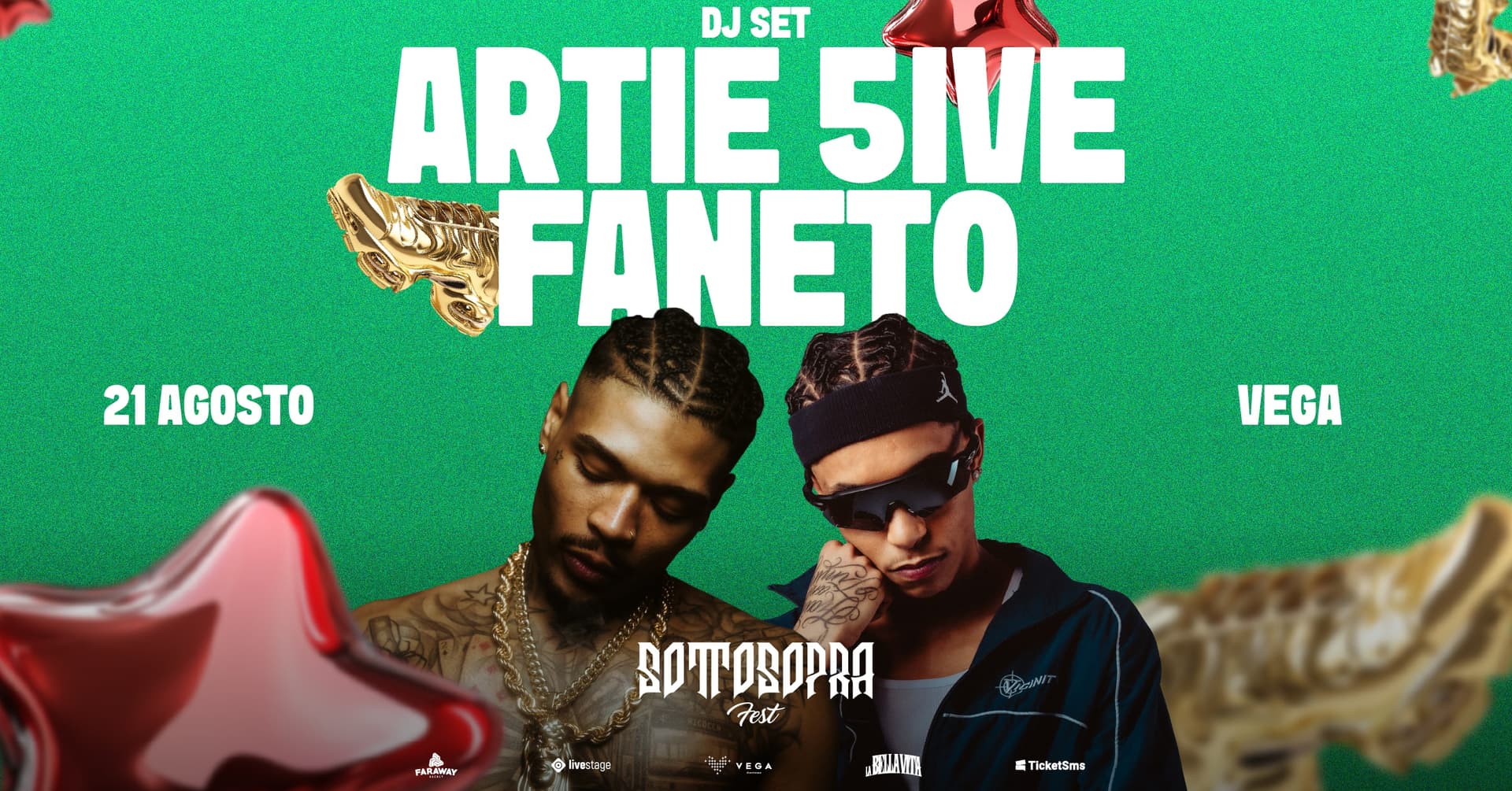 Artie 5ive, Faneto