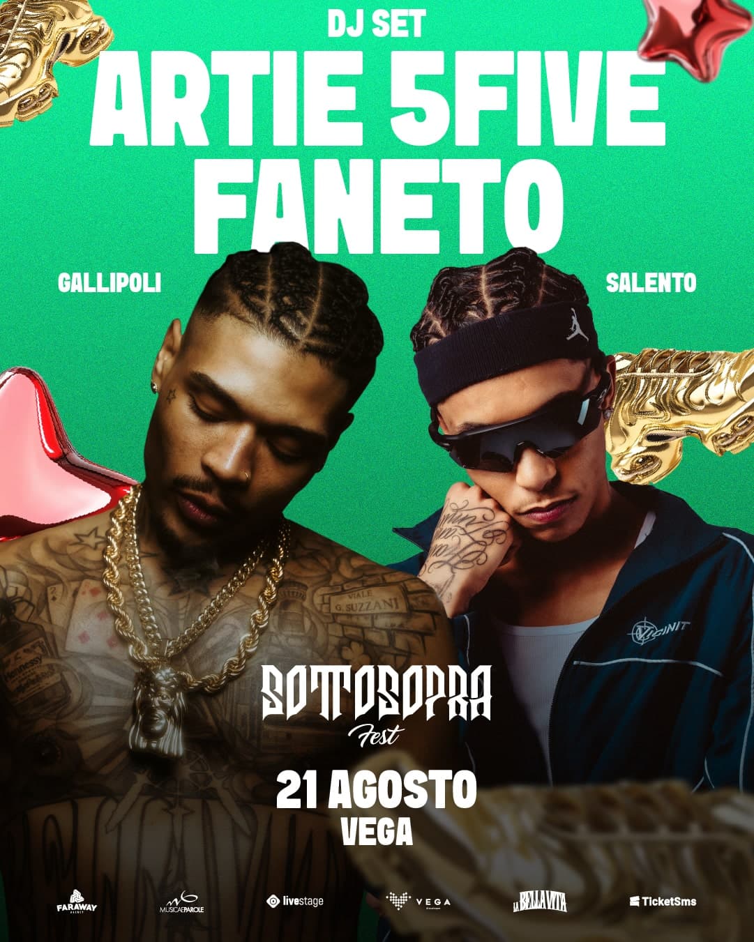 Artie 5ive, Faneto