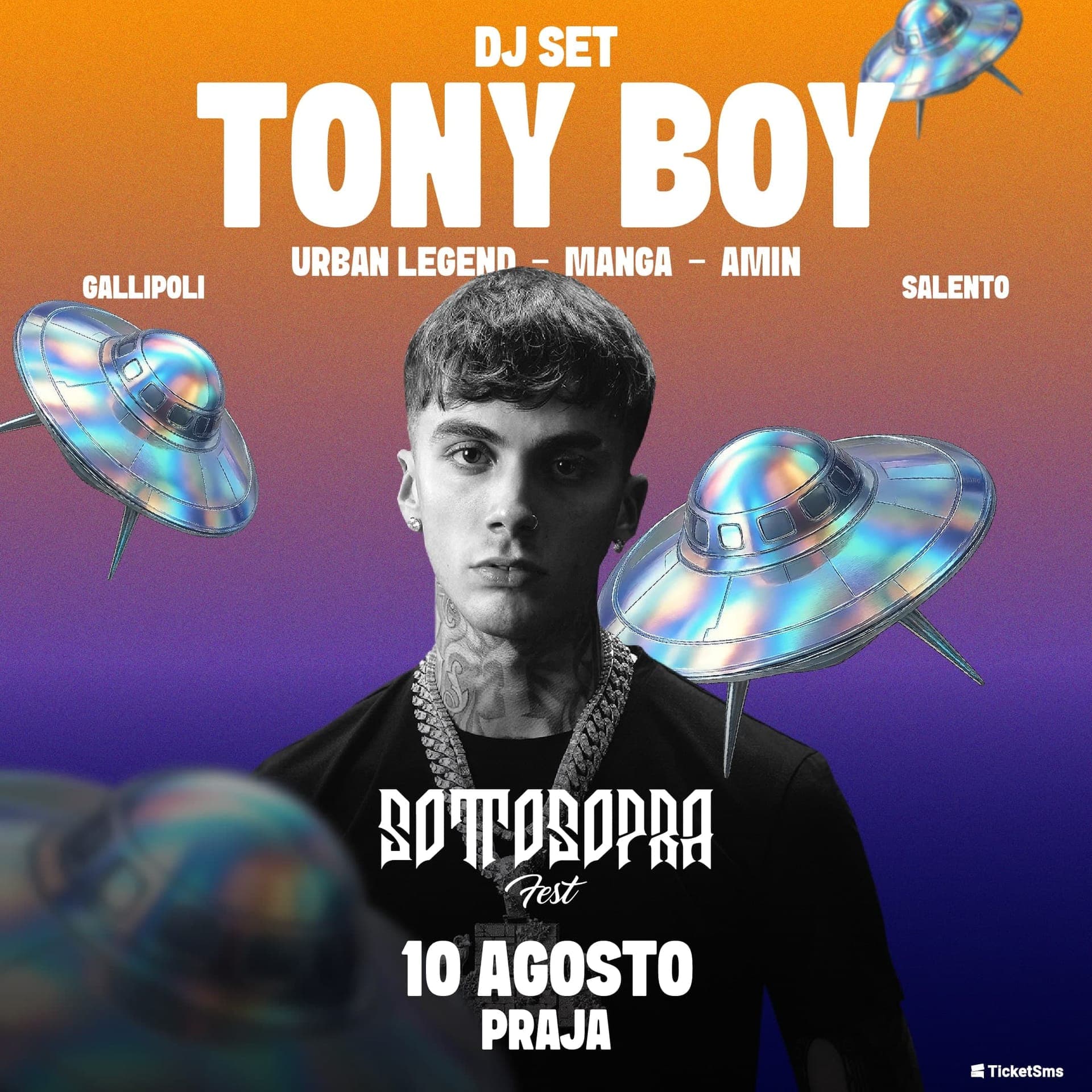 TONY BOY @ Sottosopra Fest – 10 Agosto 2025, Gallipoli