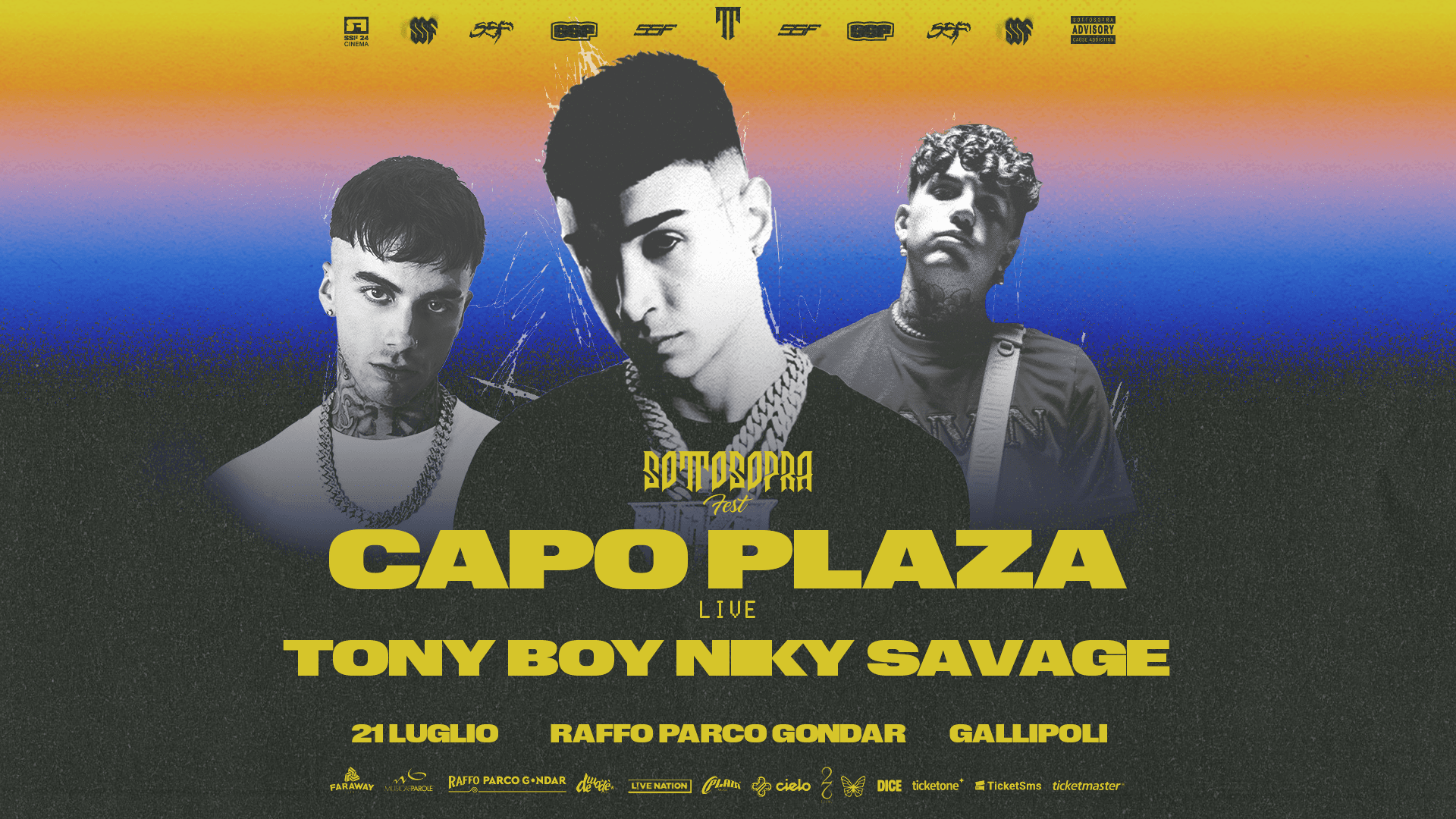 CAPO PLAZA, TONY BOY, NIKY SAVAGE