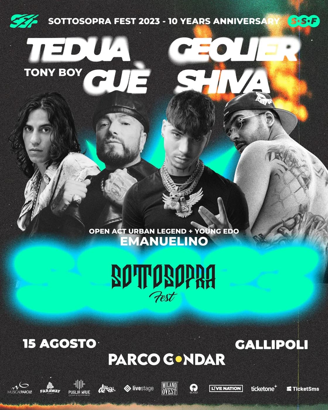 Guè, Shiva, Tedua