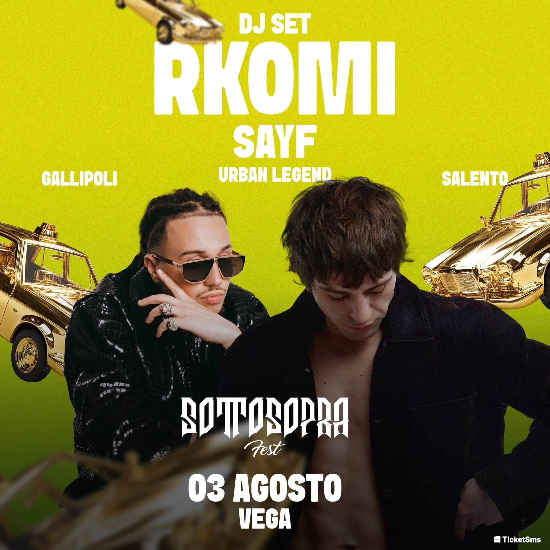 RKOMI, SAYF @ Sottosopra Fest – 03 agosto 2025, Gallipoli