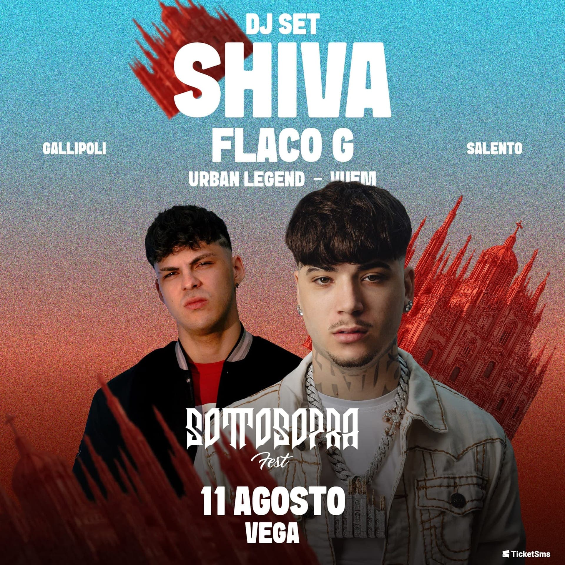 Shiva, Flaco G @ Sottosopra Fest – 11 Agosto 2025, Gallipoli