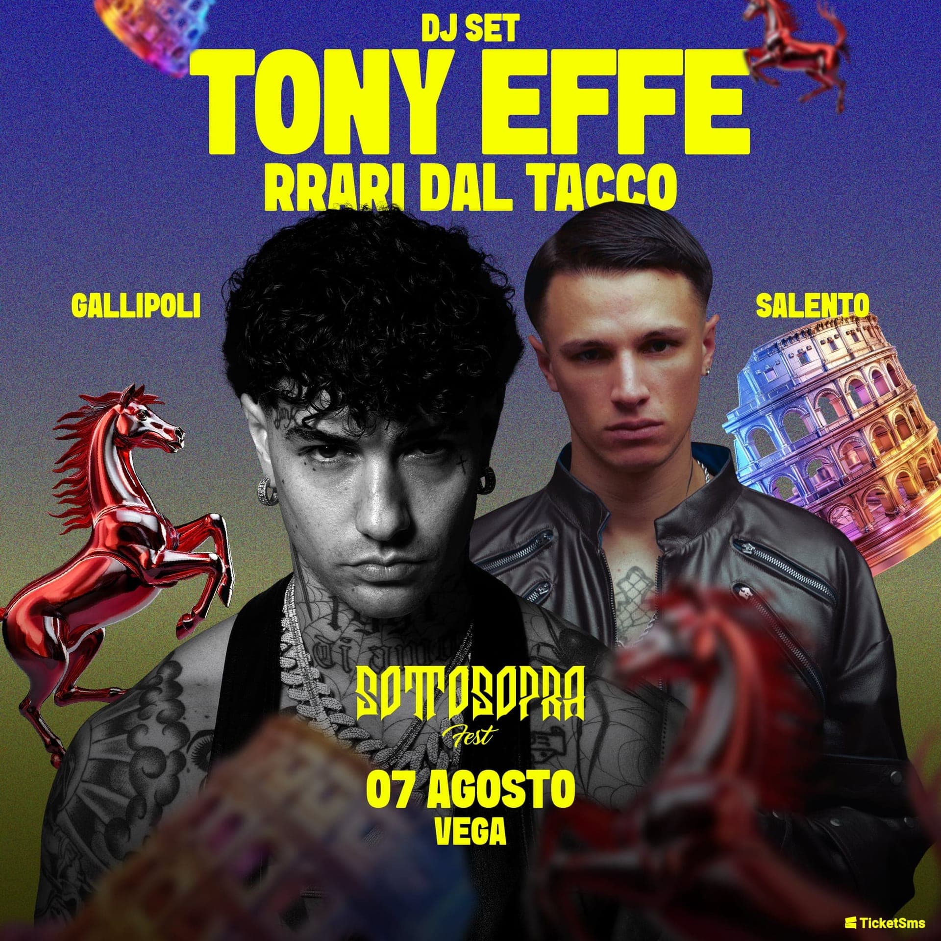 TONY EFFE + RRARI DAL TACCO @ Sottosopra Fest – 7 agosto 2025, Gallipoli